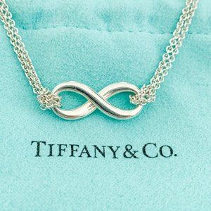 Tiffany & Co. Silver Infinity Necklace